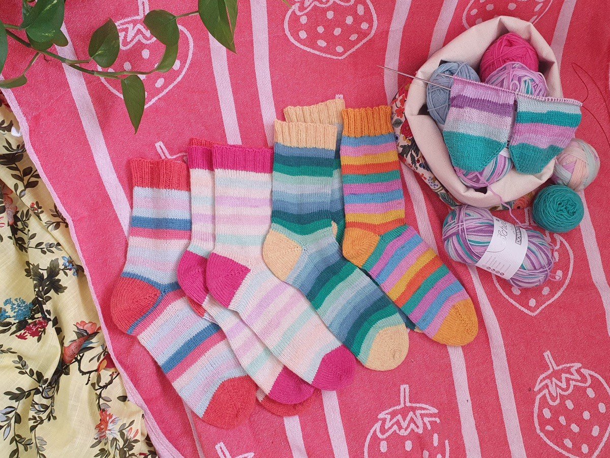 scheepjes summer sock-a-long sokken