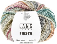 Lang Yarns Fiesta 0001 Aqua/Roze/Grijs/Geel