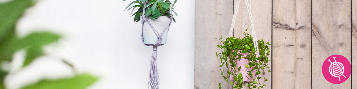 Macramé Plantenhanger maken - de trend van nu!