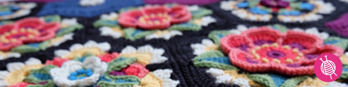 Stylecraft CAL: Frida&apos;s flowers deken