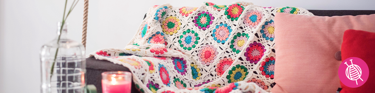 Granny Square deken haken met Phildar Partner 6