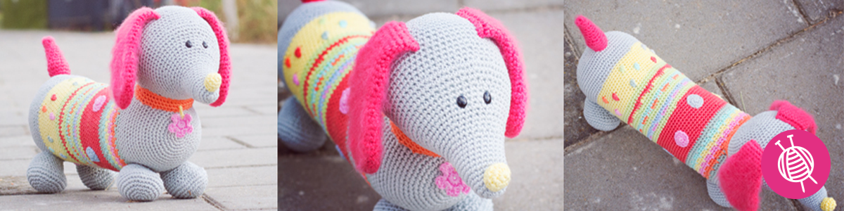 Leer amigurumi haken met Teckel Tony!