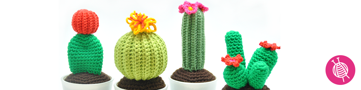 Cactus haken - 4 Gratis Haakpatronen