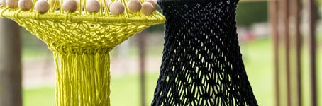 Macramé lamp - gratis patroon