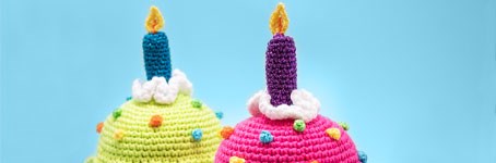 Birthday cupcake - gratis haakpatroon