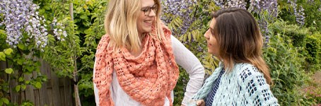 Omslagdoek haken met Stylecraft special dk