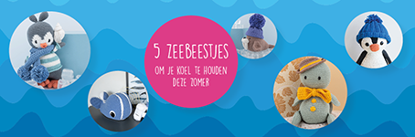 5 Zeethema amigurumi’s haken om je koel te houden deze zomer