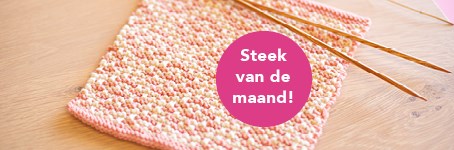 Mozaïek breien - Steek van de maand