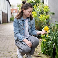 Gehaakte Voorjaarstop Blauw