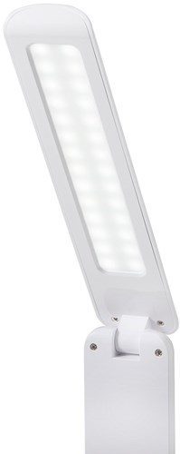 PURElite 2-in-1 Flip Lamp & Zaklamp: Oplaadbaar: Wit