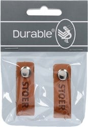 Durable Leren Label Stoer (2 stuks)