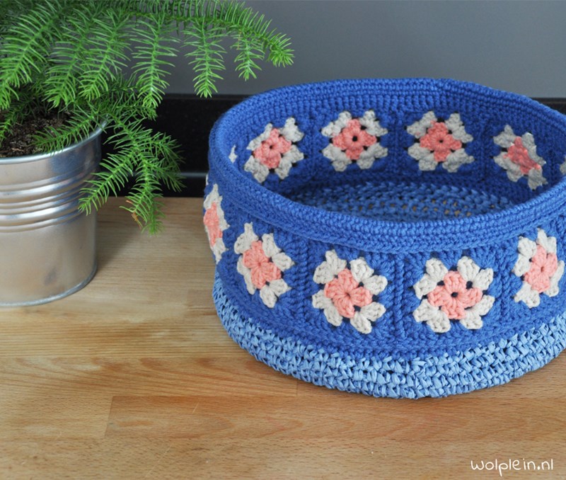 Granny square mand haken