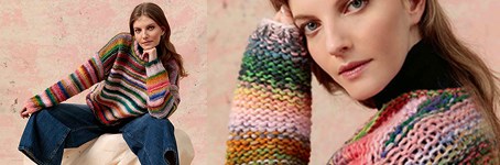 Lang Yarn Punto 31 & 45: brei droomachtige winterkleding in alle kleuren van de regenboog