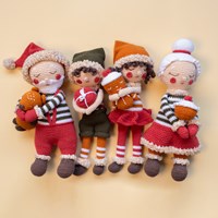 Kerst Elfjes Jongen & Meisje Haakpakket-3